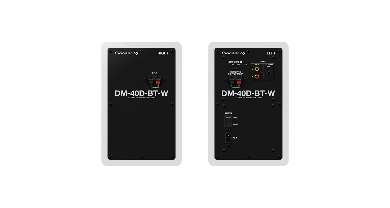 Pioneer Dj DM40D-BT Blanco Monitores Activos Pareja - Imagen 2