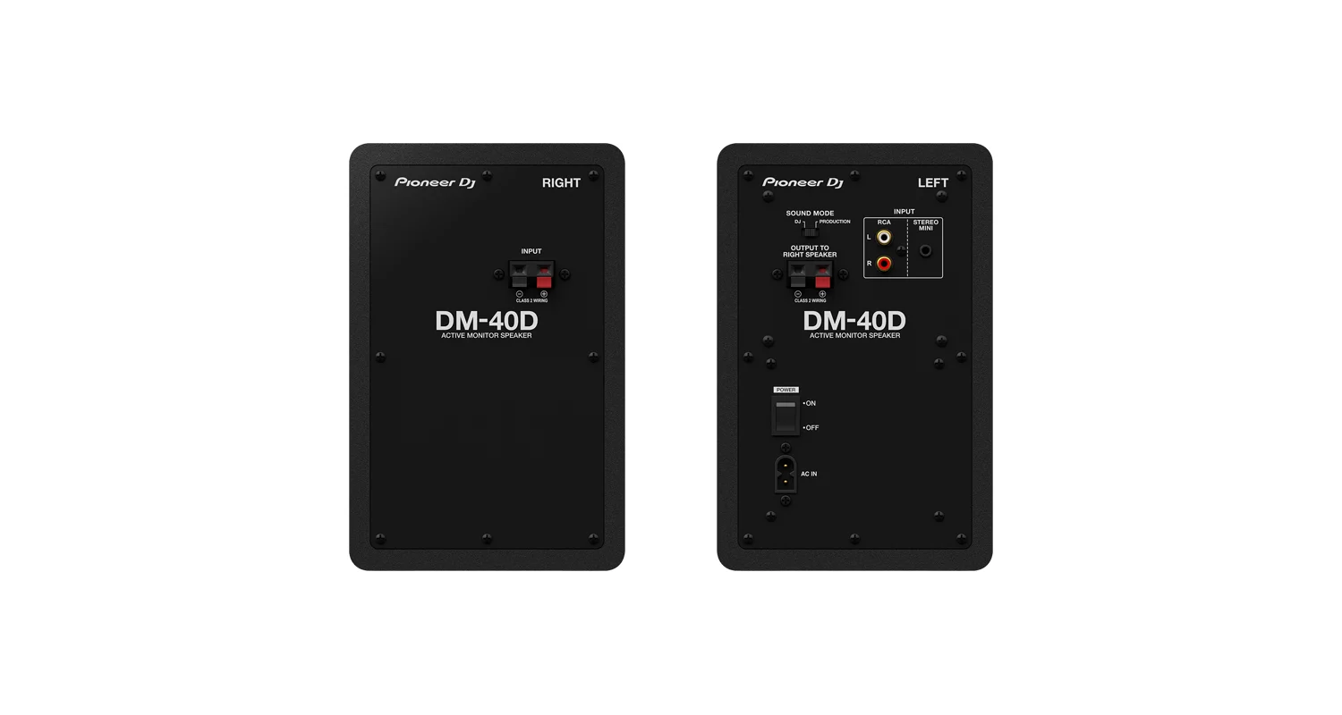 Pioneer Dj DM40D Negro Monitores Activos Pareja - Imagen 3